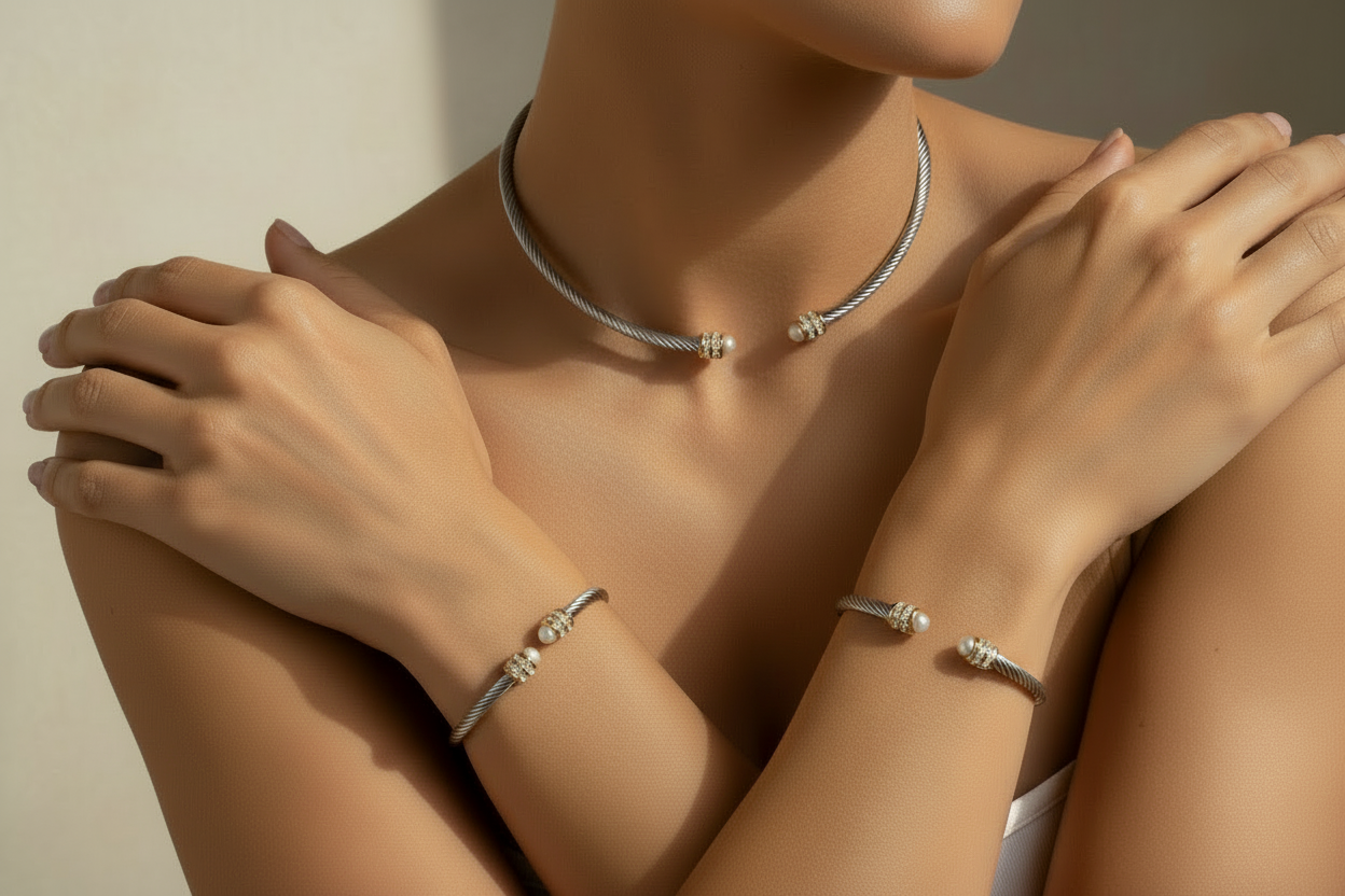 LADY necklace & bracelet