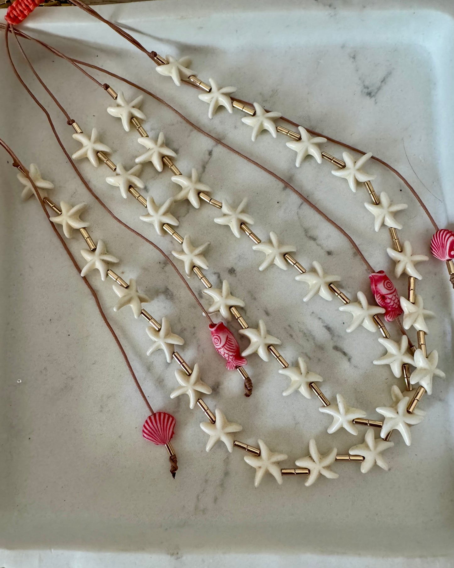 SIMOS starfish beach summer necklace