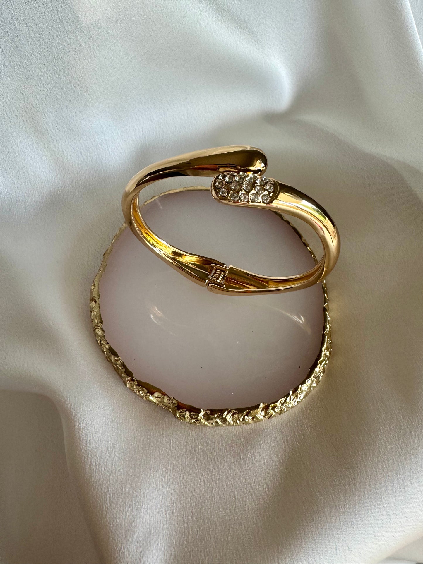 DROP stainless steel bracelet with zircons