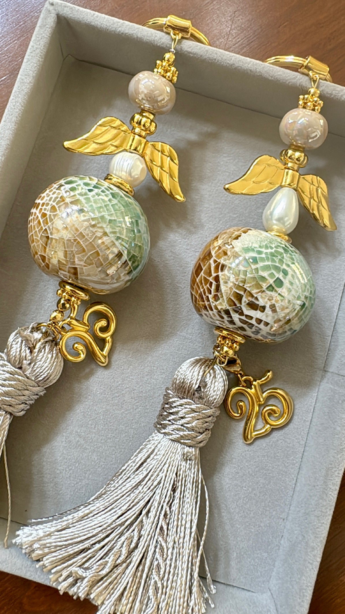 2025 New Year lucky charm Angel keychain