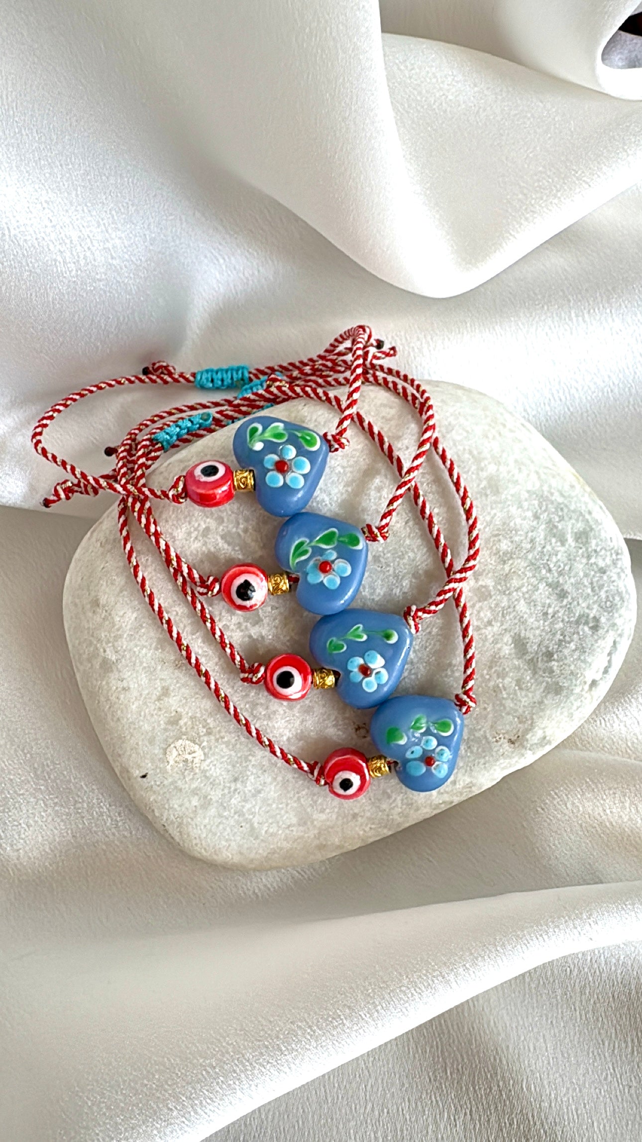 HEART Murano Glass Spring bracelet