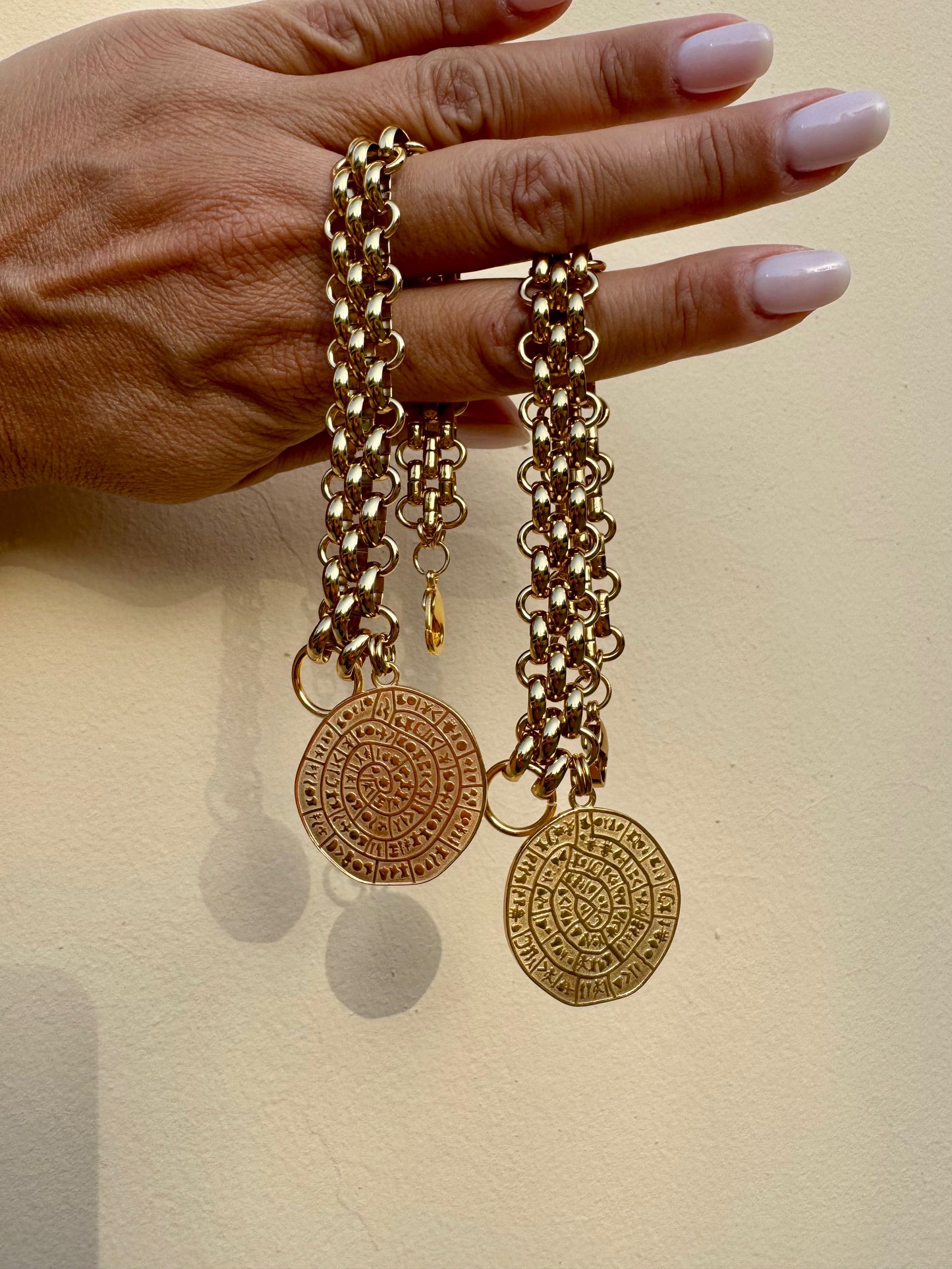 PHAISTOS DISK stainless steel bracelet