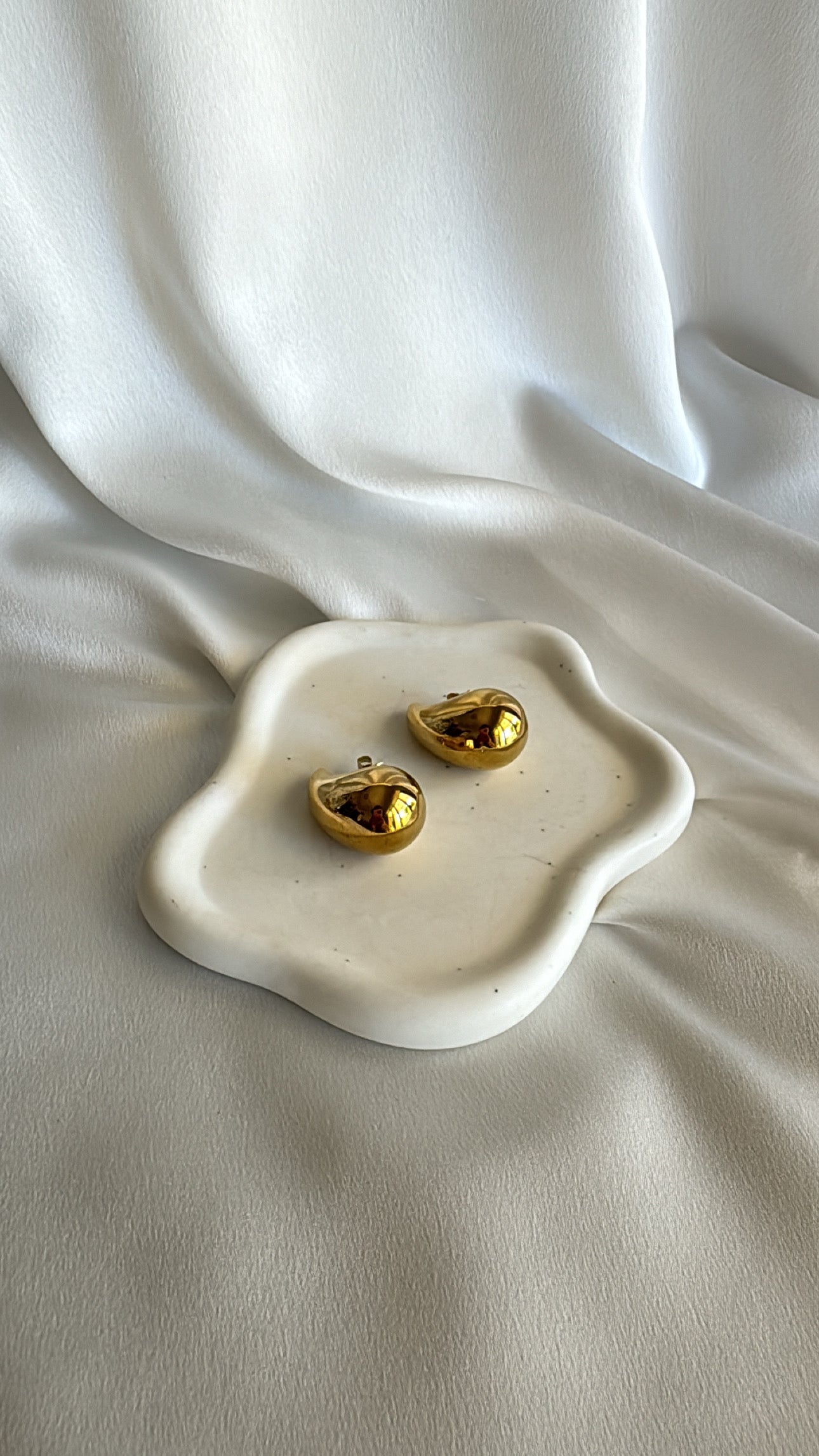 TEARDROP stainless steel earrings