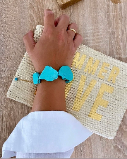 OCEANA aquamarine summer bracelet