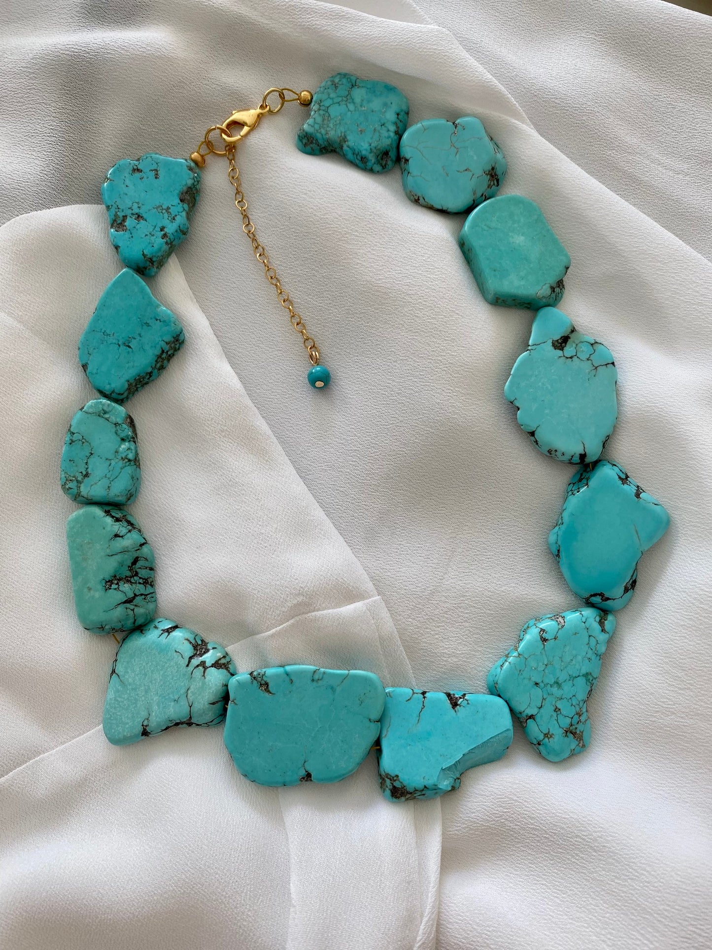 OCEANA aquamarine summer necklace