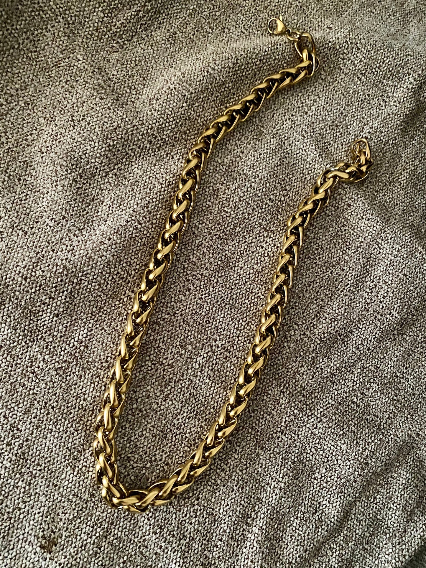 CHARLOTTE stainless steel chain necklace