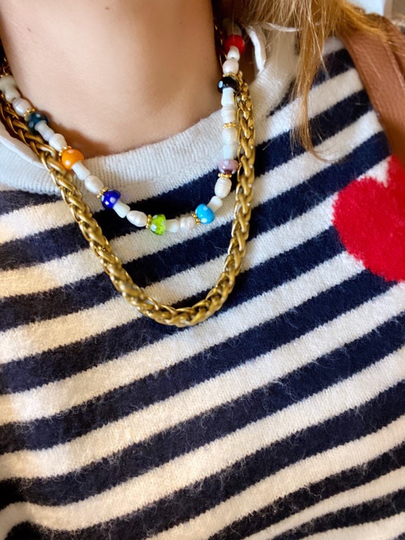 CHARLOTTE stainless steel chain necklace