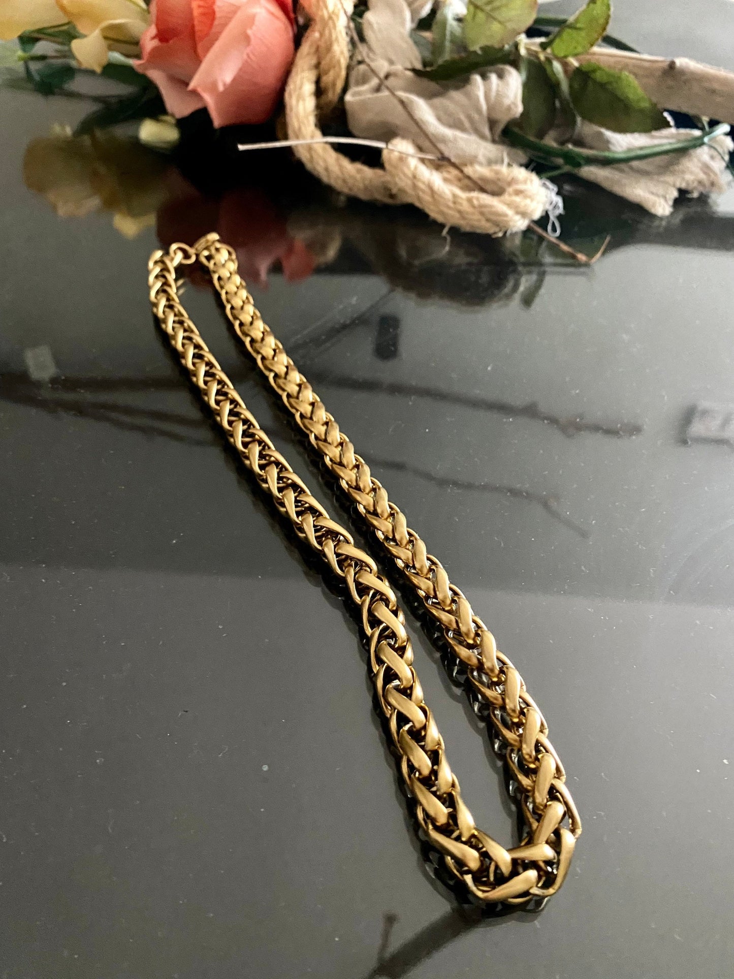 CHARLOTTE stainless steel chain necklace