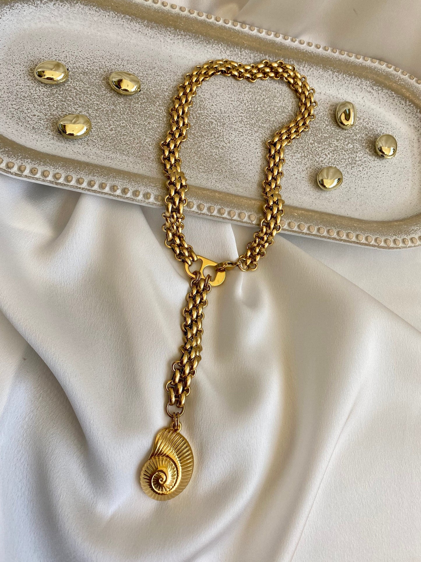 VENICE stainless steel chain summer necklace