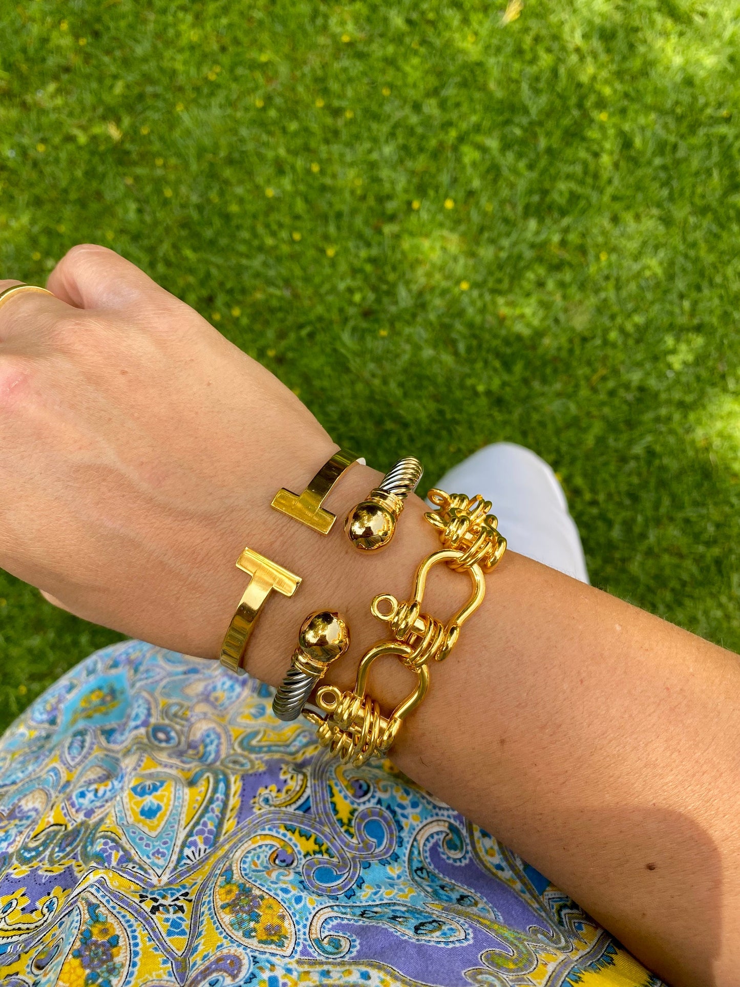 LOCK ME stainless steel bracelet