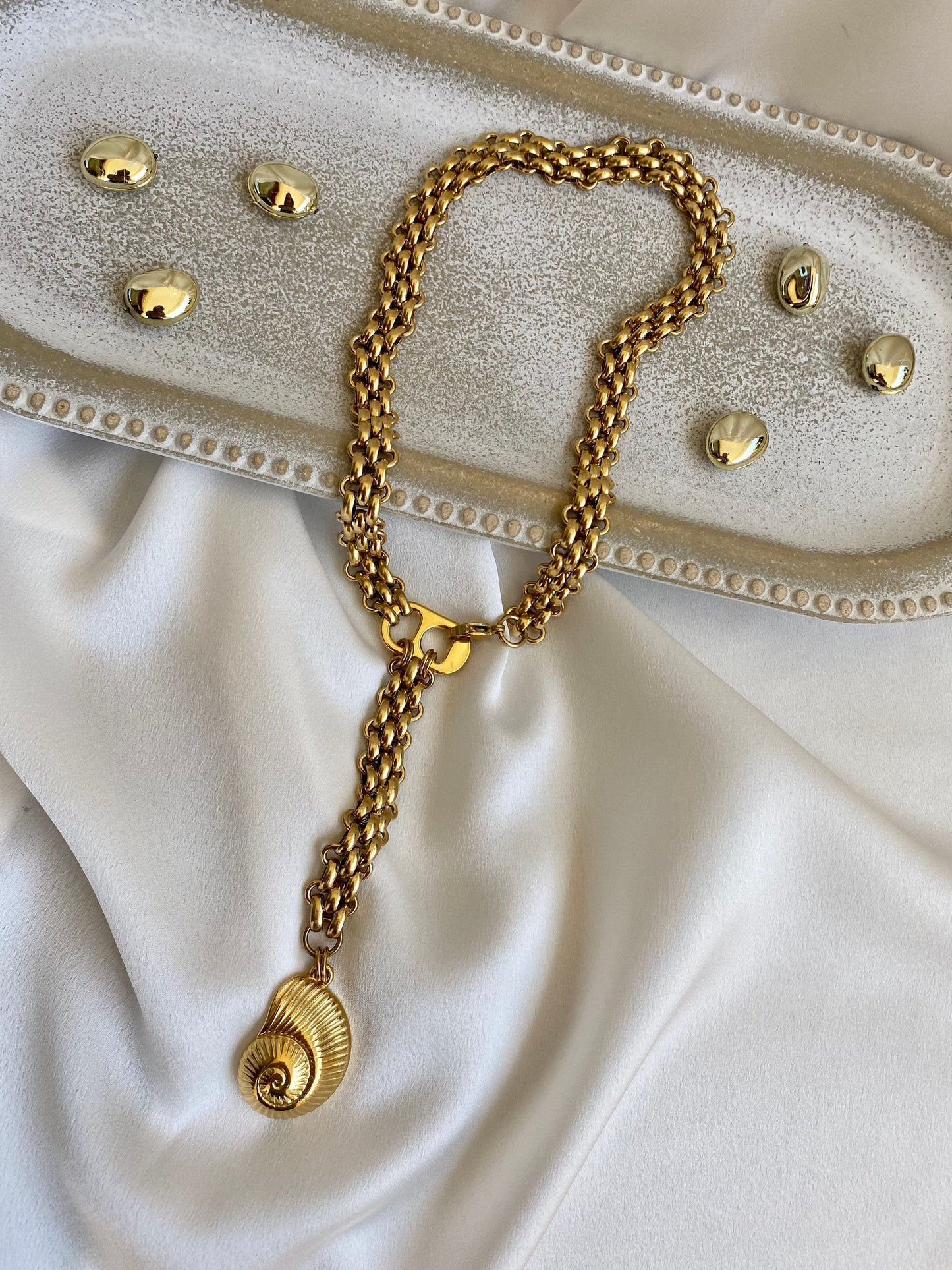 VENICE stainless steel chain summer necklace
