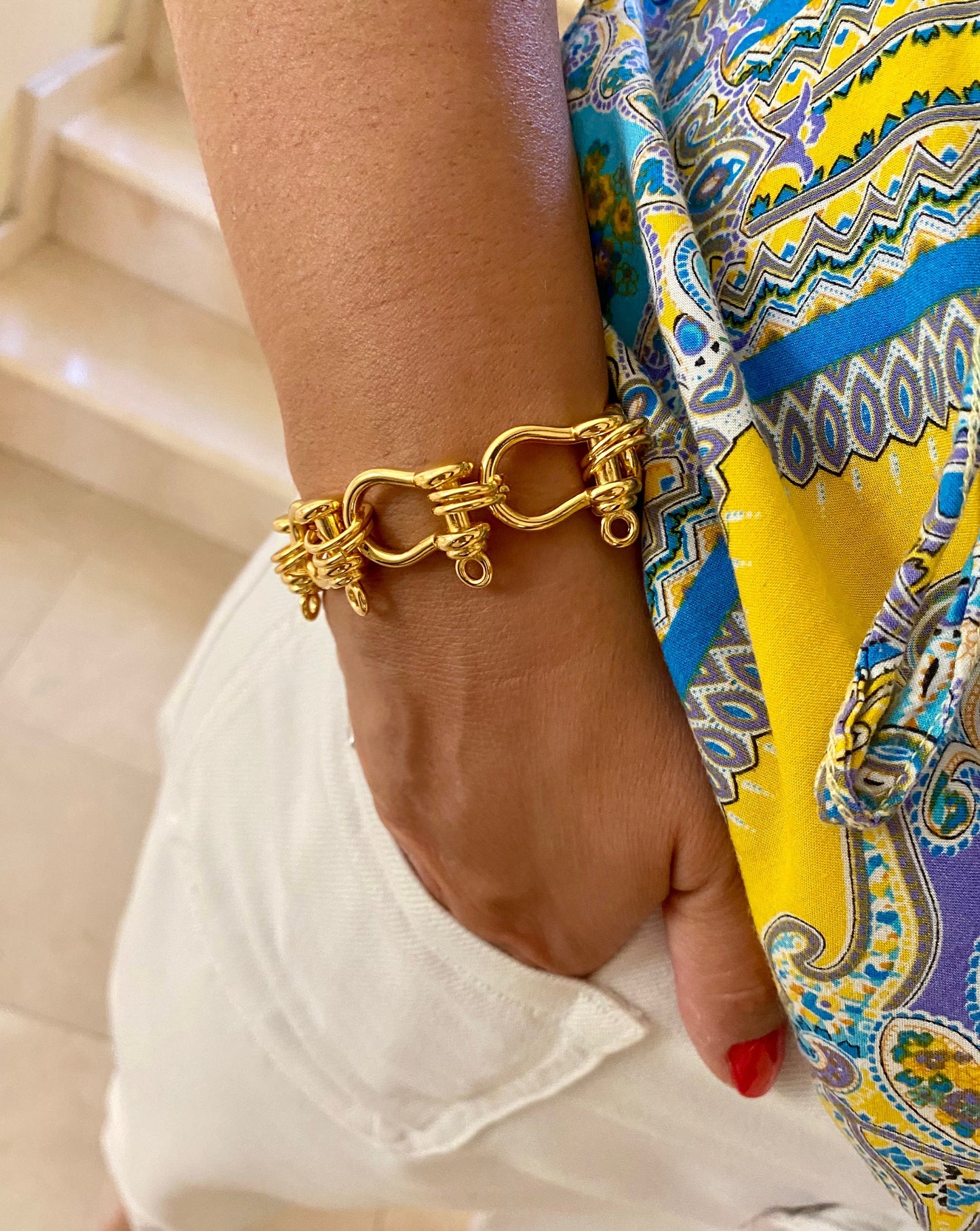 LOCK ME stainless steel bracelet