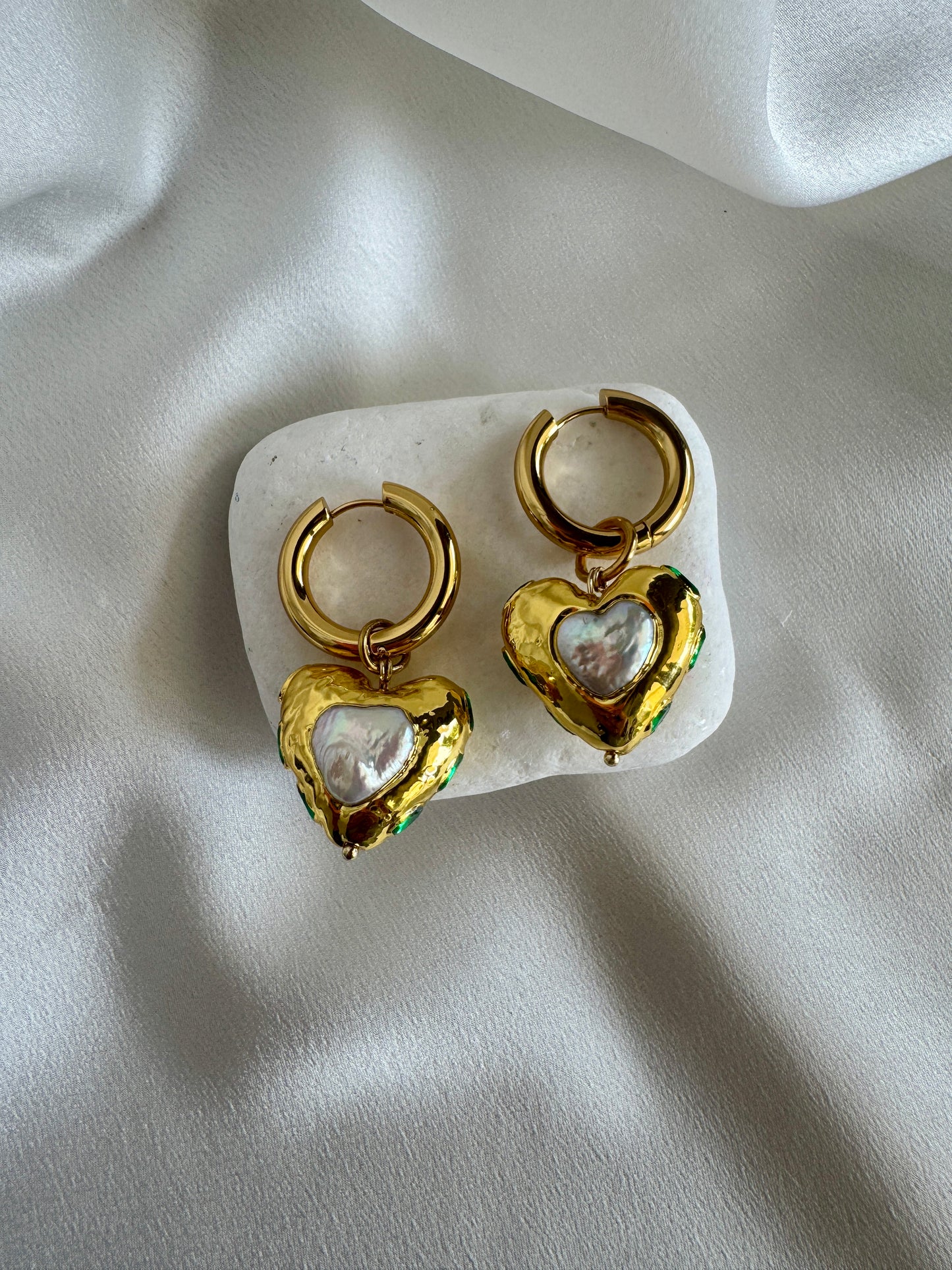 PATMOS heart earrings