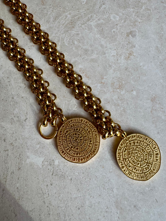 PHAISTOS DISK stainless steel bracelet