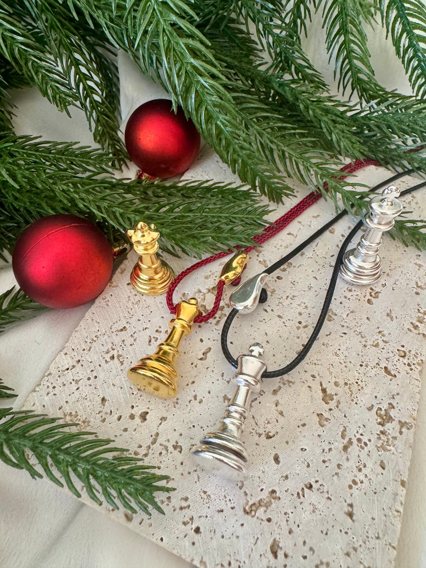 Chess King New Year 2026 lucky charm pendant