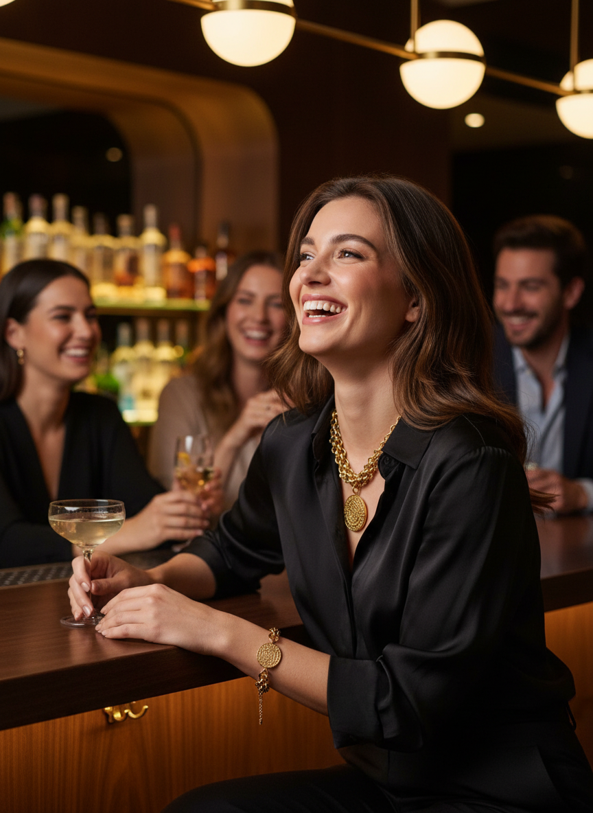 PHAISTOS DISK stainless steel necklace