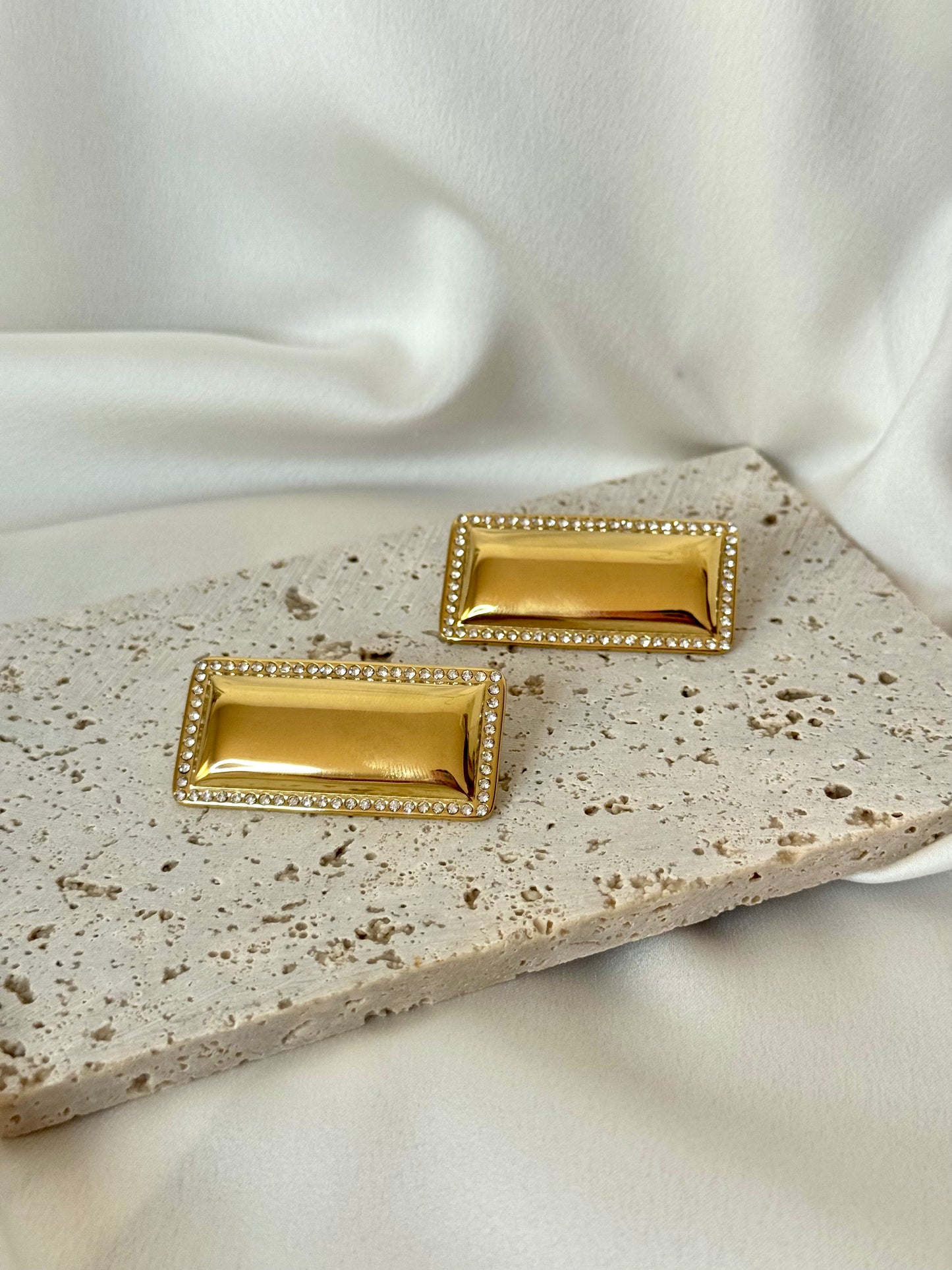 GLORIA stainless steel earrings gold