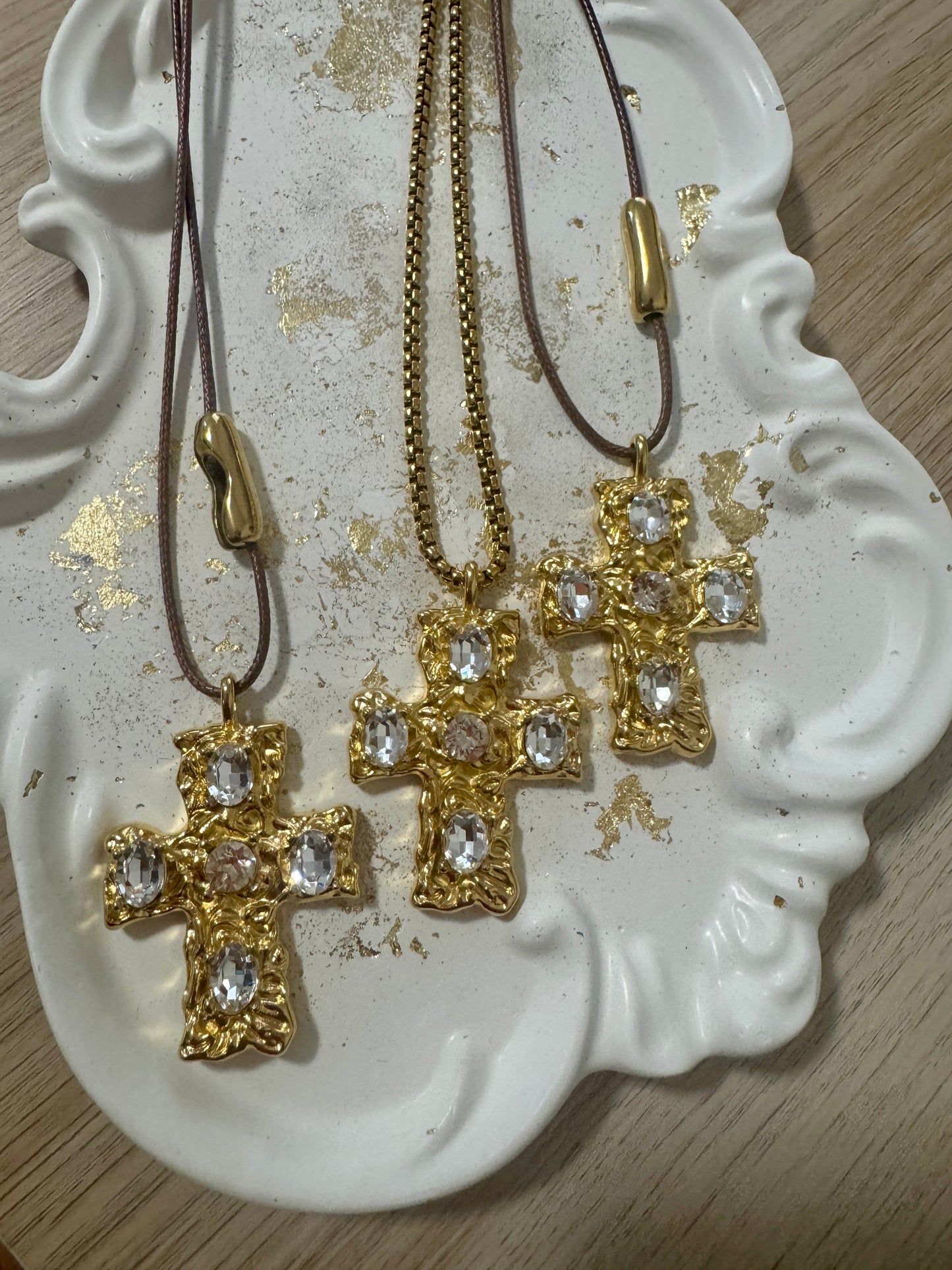 CROSS stainless steel long necklace