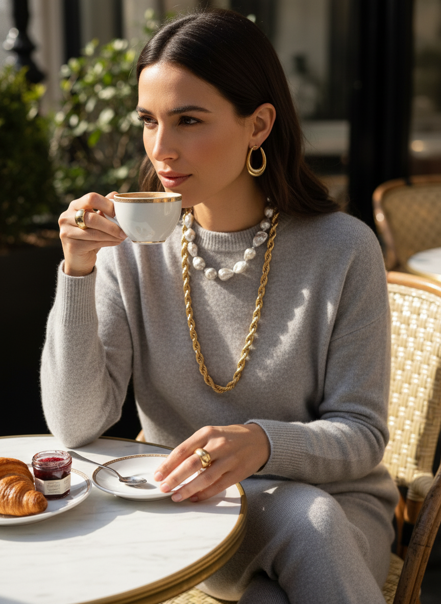 CURVE gold plated stainless steel hoop earrings