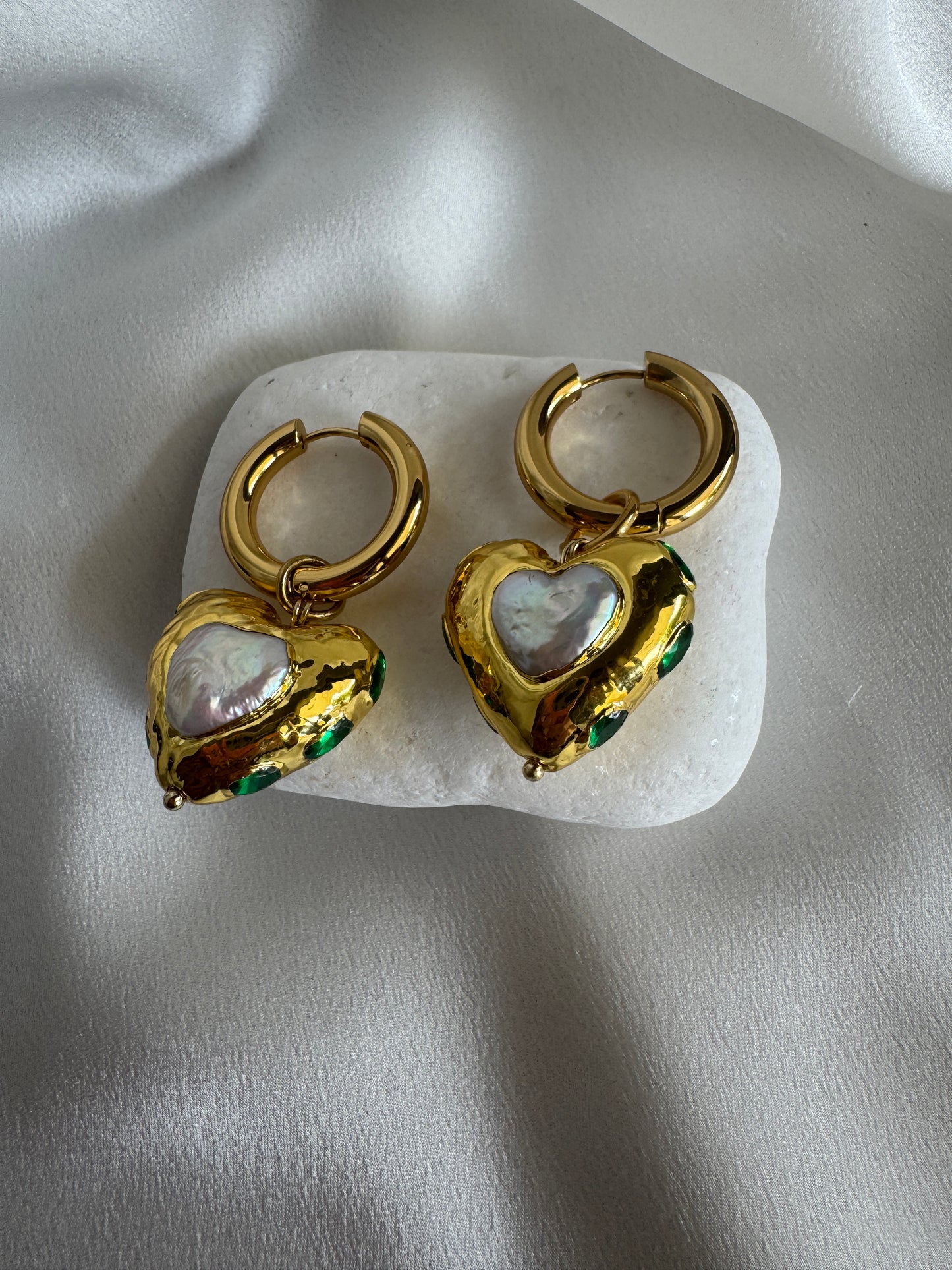 PATMOS heart earrings