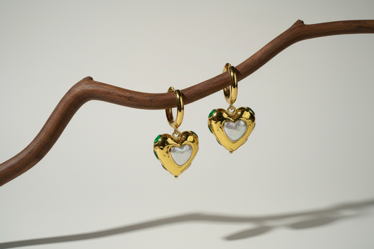 PATMOS heart earrings