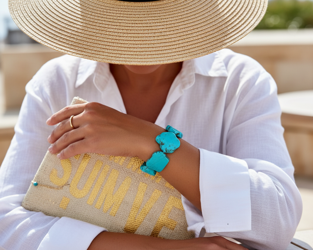 OCEANA aquamarine summer bracelet