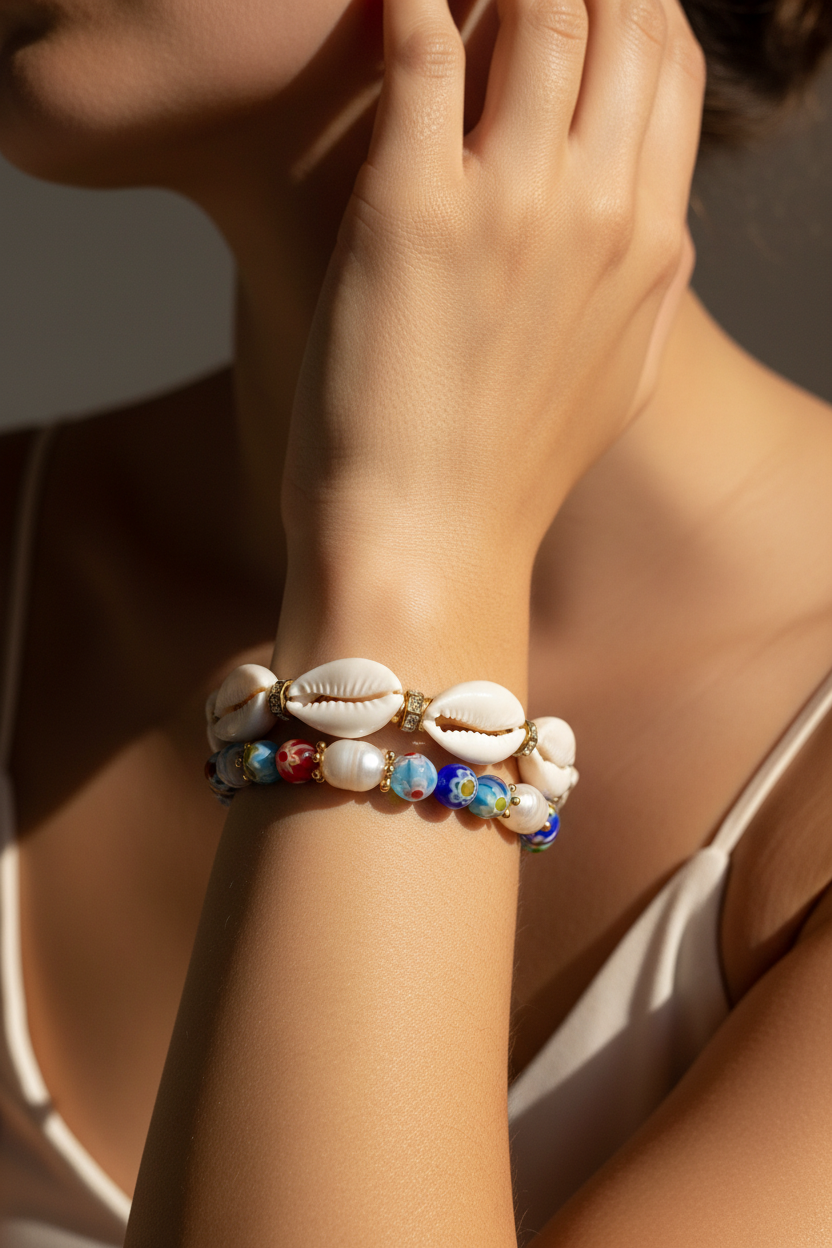 MILLEFIORI Pearl bracelet