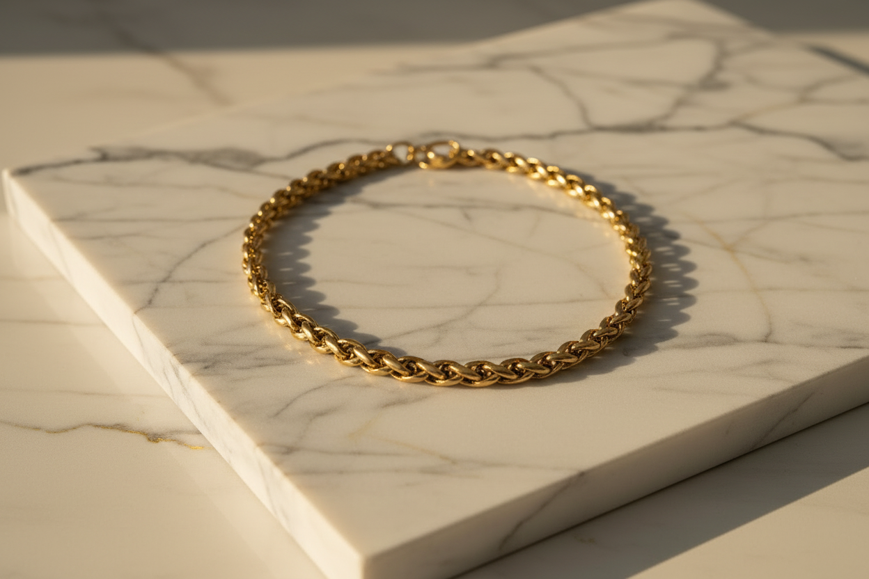 CHARLOTTE stainless steel chain necklace
