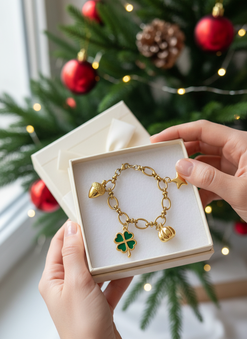 CLOVER HEART New Year 2026 bracelet