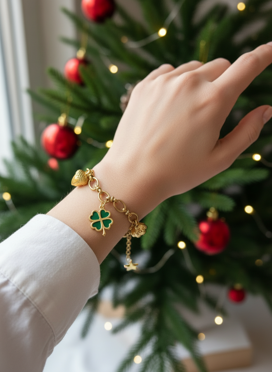 CLOVER HEART New Year 2026 bracelet