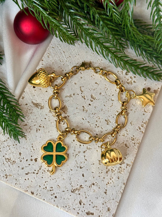 CLOVER HEART New Year 2026 bracelet