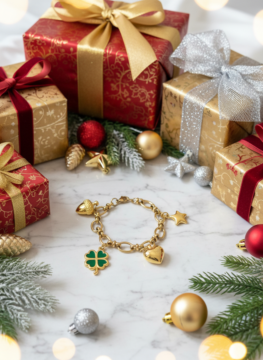 CLOVER HEART New Year 2026 bracelet