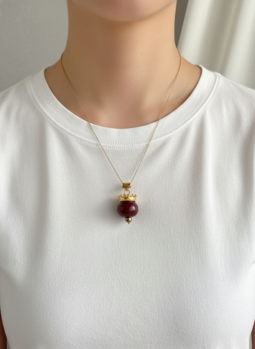 CROWN New Year 2026 lucky charm pendant