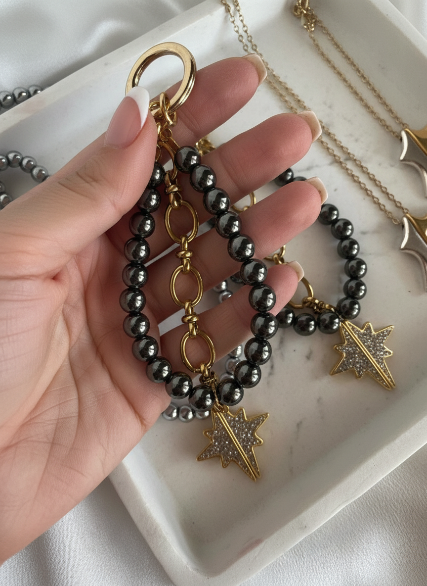 STARRY NIGHT 2026 semiprecious  keychain