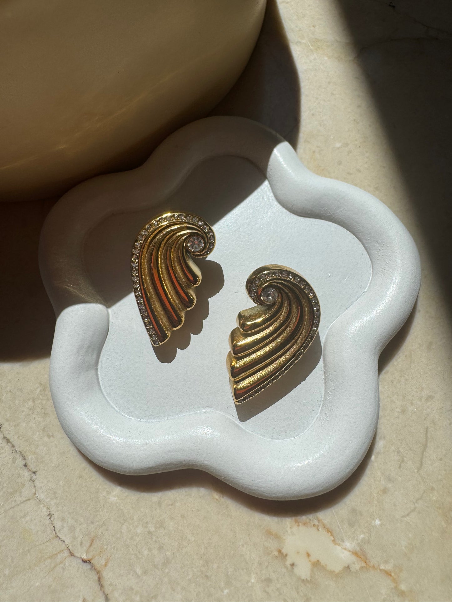WAVES stainless steel earrings
